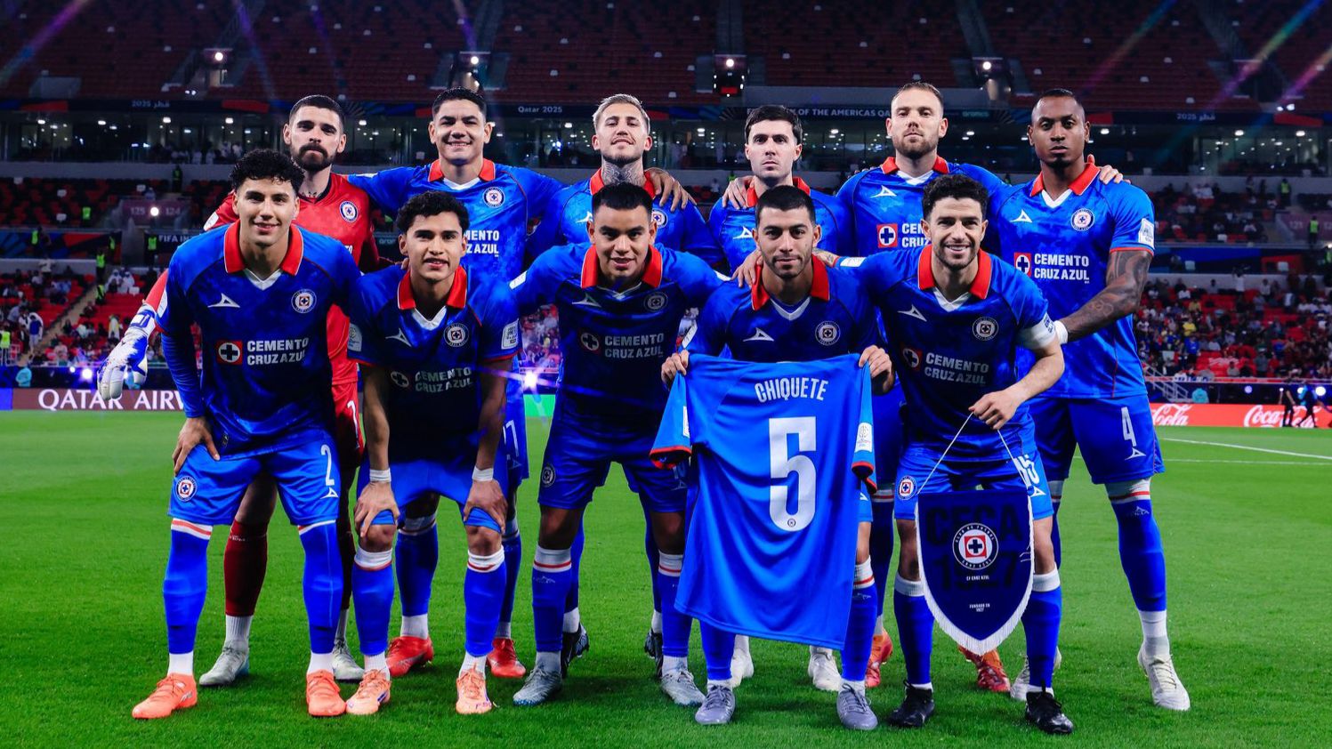 Jugadores del Cruz Azul