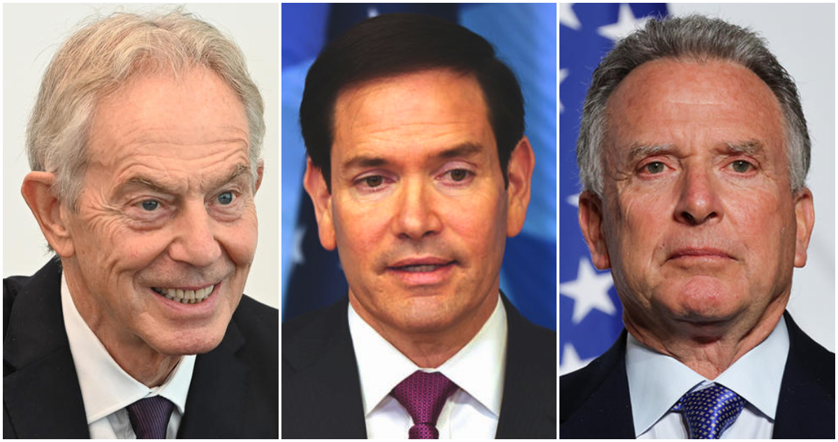 Trump nombra a Tony Blair, Marco Rubio y Steve Witkoff como miembros de la Junta de Paz para Gaza