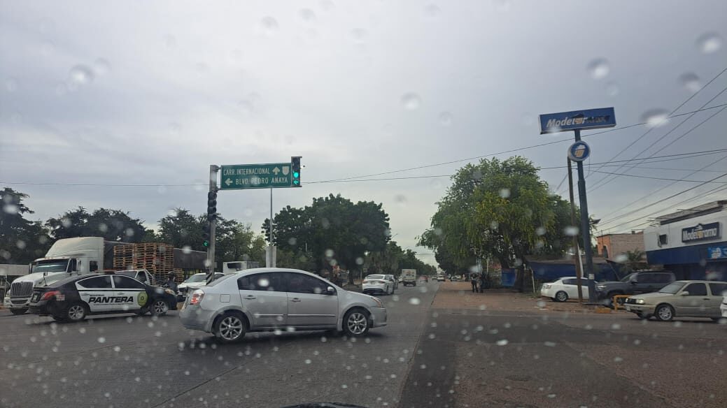 Llovizna en Los Mochis enero 2026