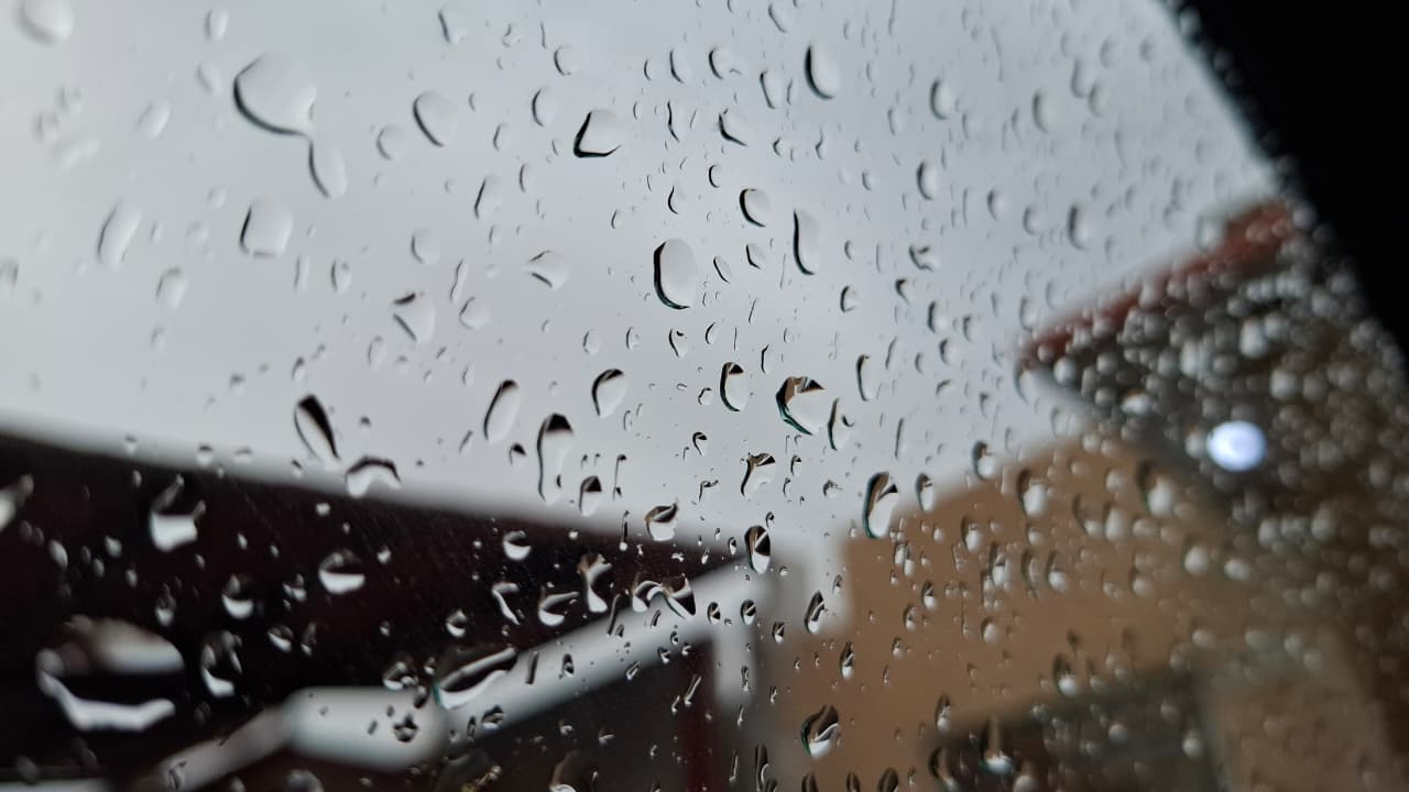 Gotas en un cristal