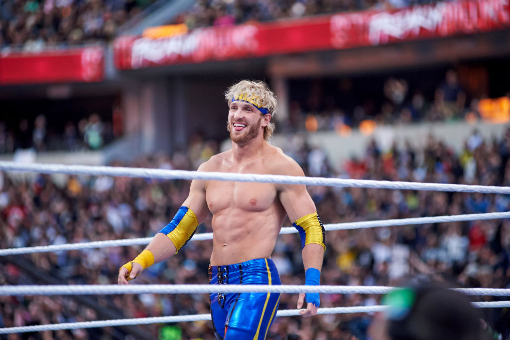 Logan Paul en WrestleMania 39.
