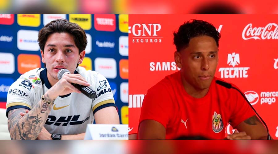 Luis Romo y Jordan Carrillo, futbolistas que juegan en la Liga MX