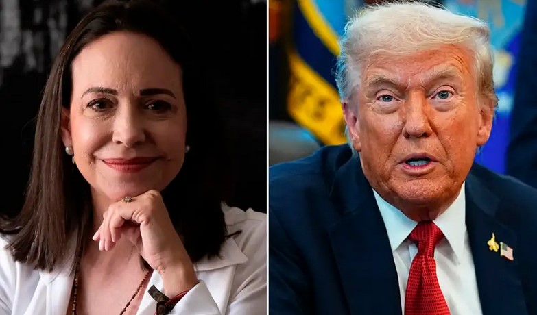 Trump contempla involucrar a María Corina Machado en la transición de Venezuela