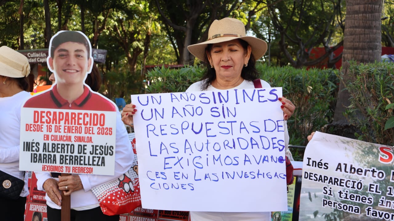 Familiares marchan a un año de la desaparición de Inés Alberto