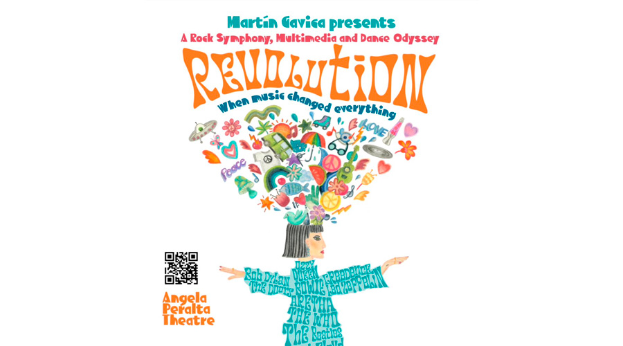 Gráfico promocional del concierto Revolution de Martin Gavica