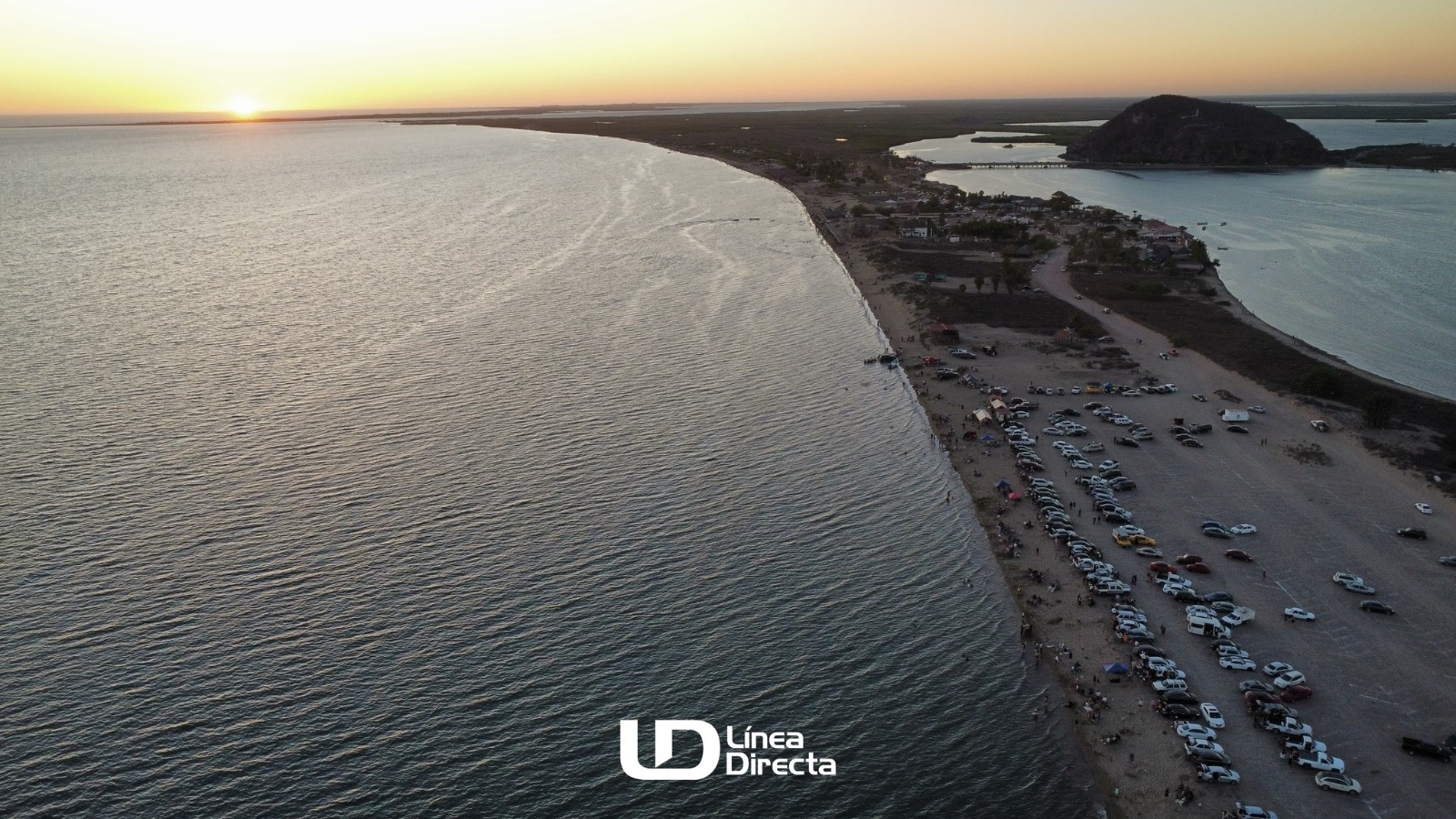 Isla el Maviri desde las alturas
