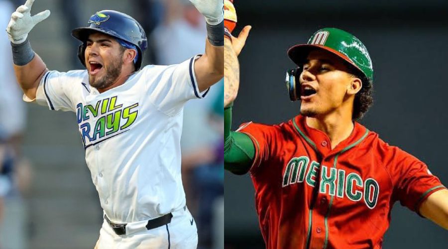 Jugadores de beisbol celebrando