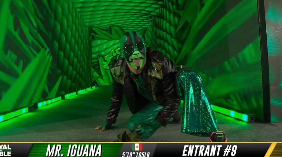 Mr. Iguana en Royal Rumble 2026.