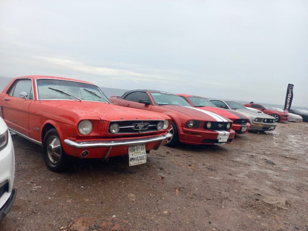 Mustang en evento de aniversario en Mazatlán