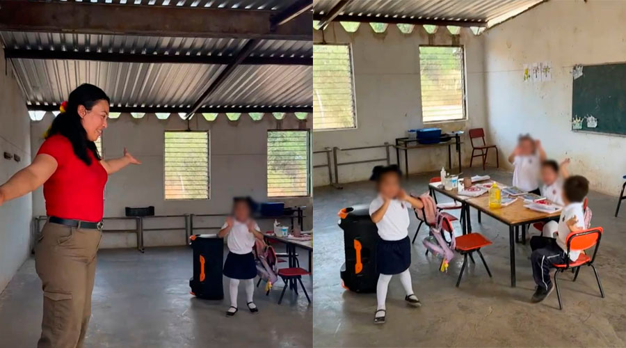 NIños de El Fuerte reciben techo en Kinder de El Chicural