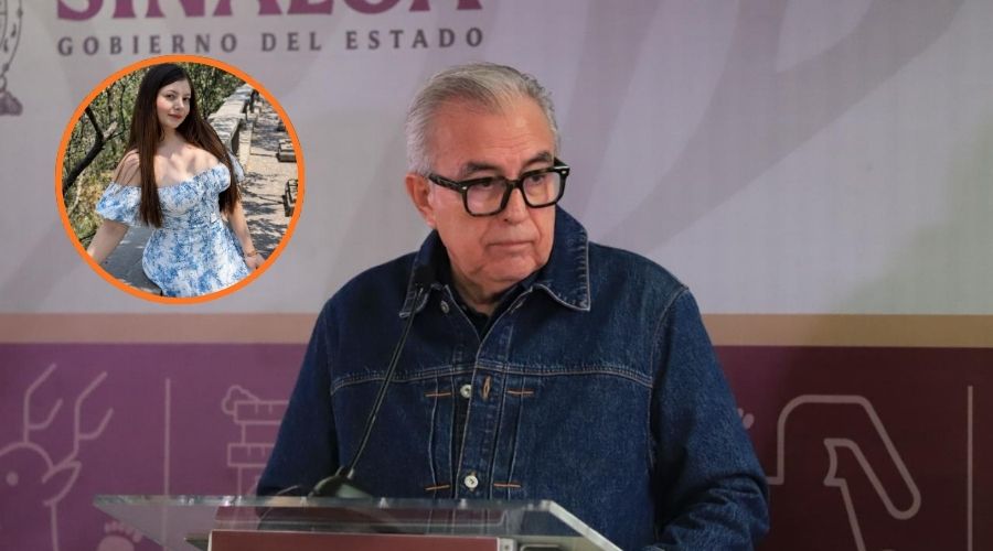 La influencer Nicholette y el gobernador Rocha Moya