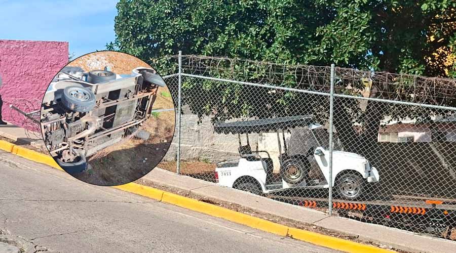 Pulmonero se vuelca en Mazatlán