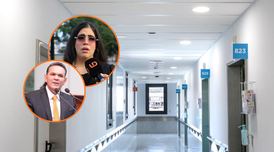 En grande hospital en circulo Gaby Torres y Segio Torres