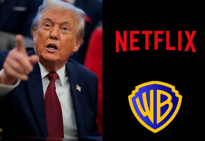 Donald Trump compra bonos de Netflix y WBD tras anuncio de fusión