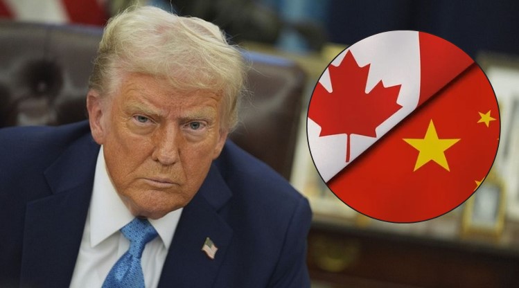 Donald Trump amenaza con aranceles del 100 % a Canadá si cierra acuerdo comercial con China
