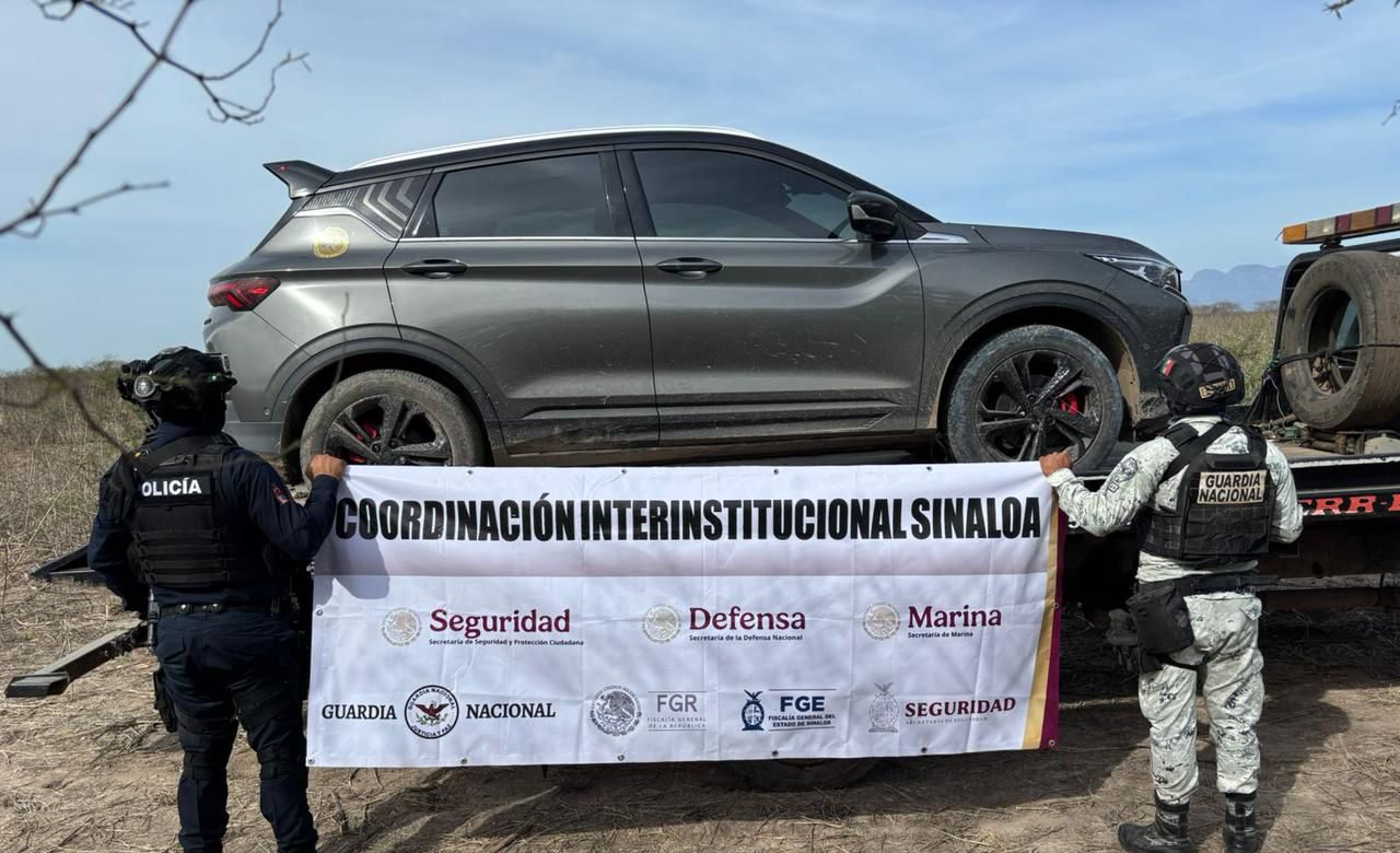 Autoridades de seguridad recuperan cuatro vehículos robados en Culiacán, Navolato y Elota