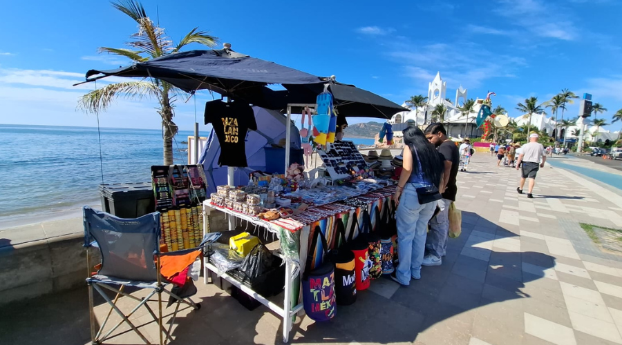 Vendedor de artesanías y souvenirs
