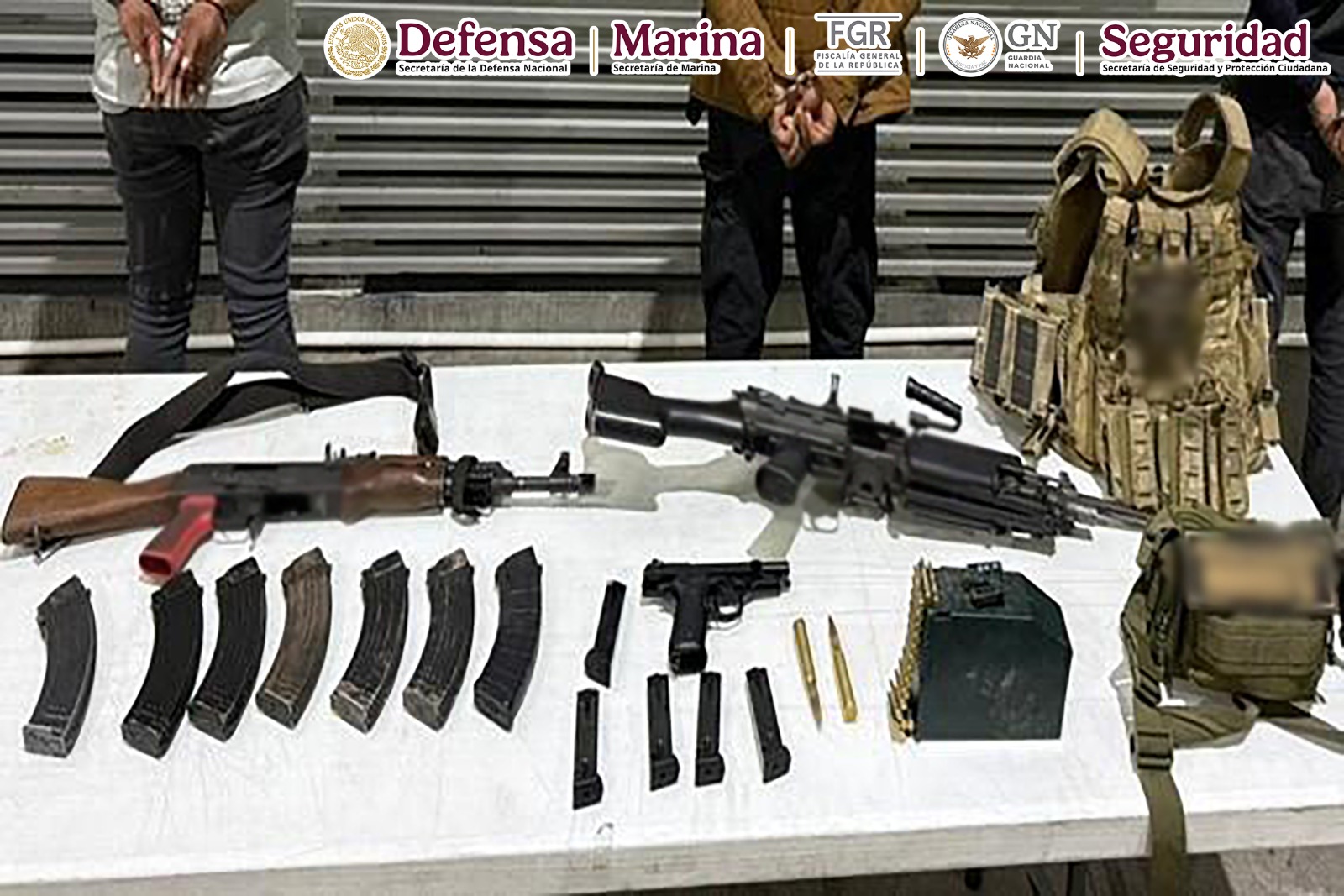 Armas decomisadas