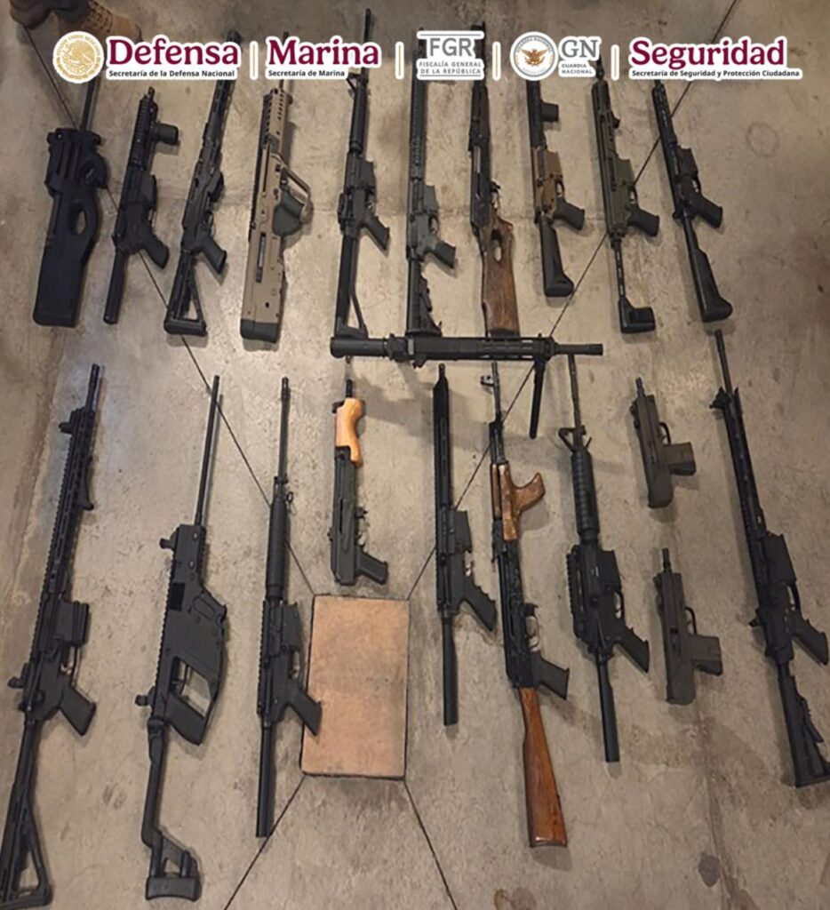 Armas largas decomisadas