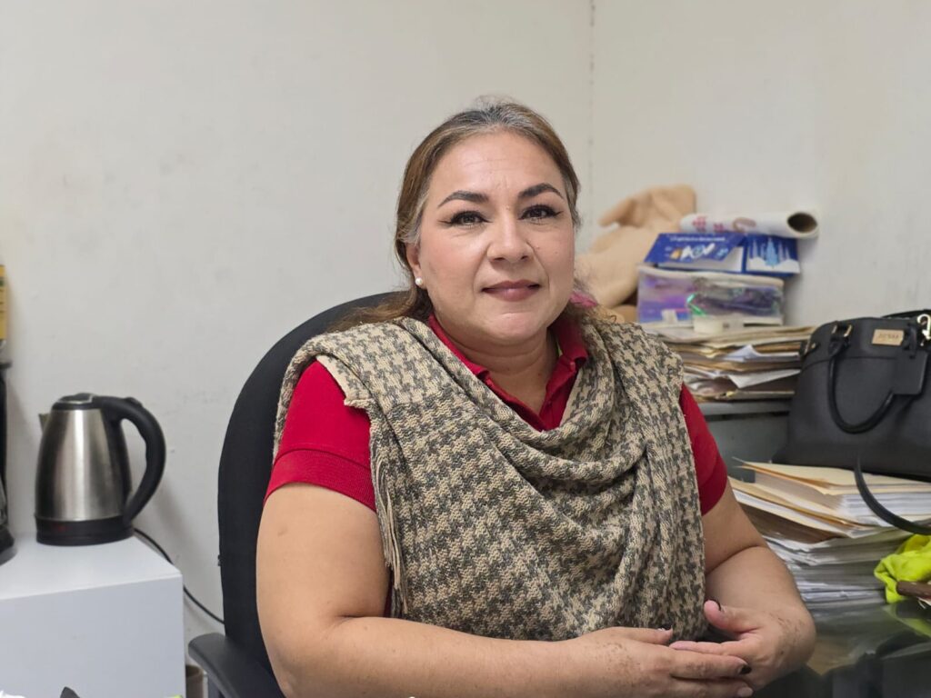 Yajaira Cecilia López Camacho, directora del Banco de Alimentos de Guamúchil