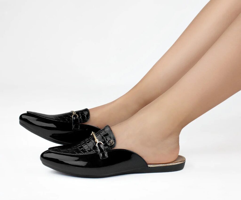 Zapatos loafers versión mule