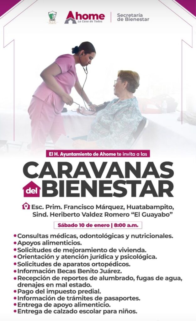 Caravana del Bienestar de Salud Ahome