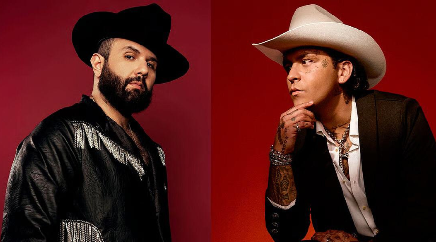 Carín León y Christian Nodal.