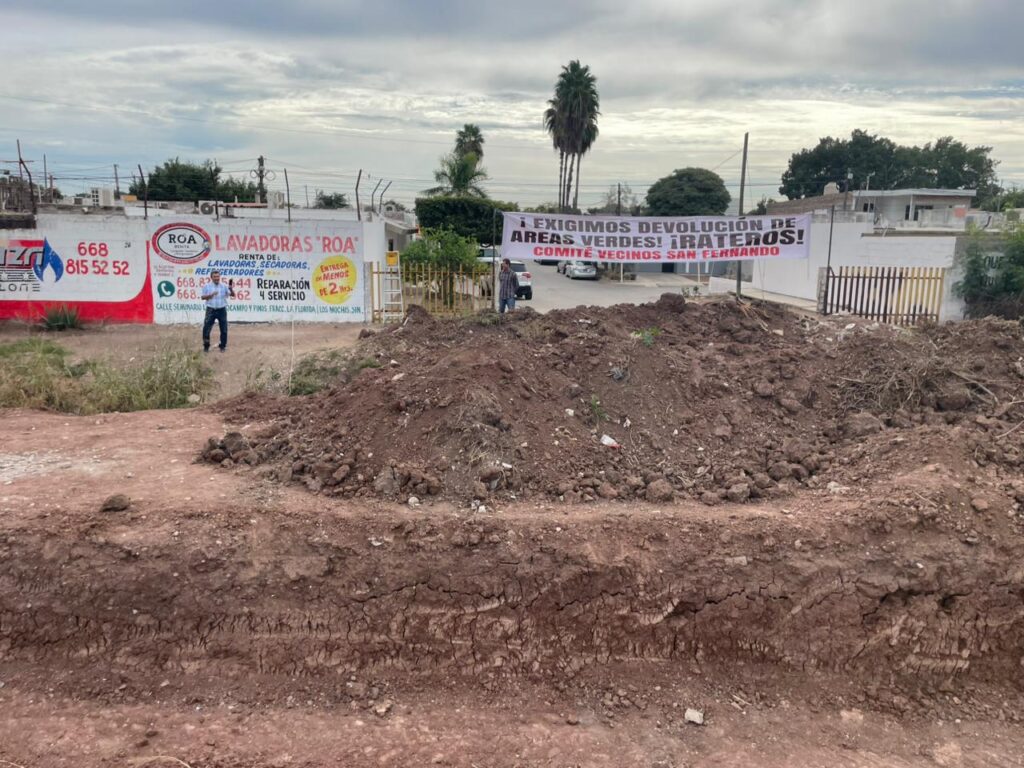 dren pluvial en San Fernando en Los Mochis