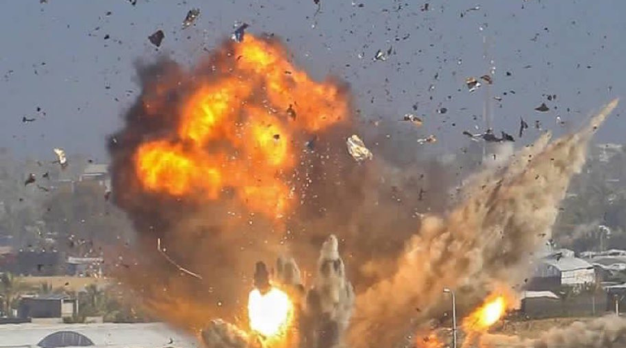 Explosión en gaza