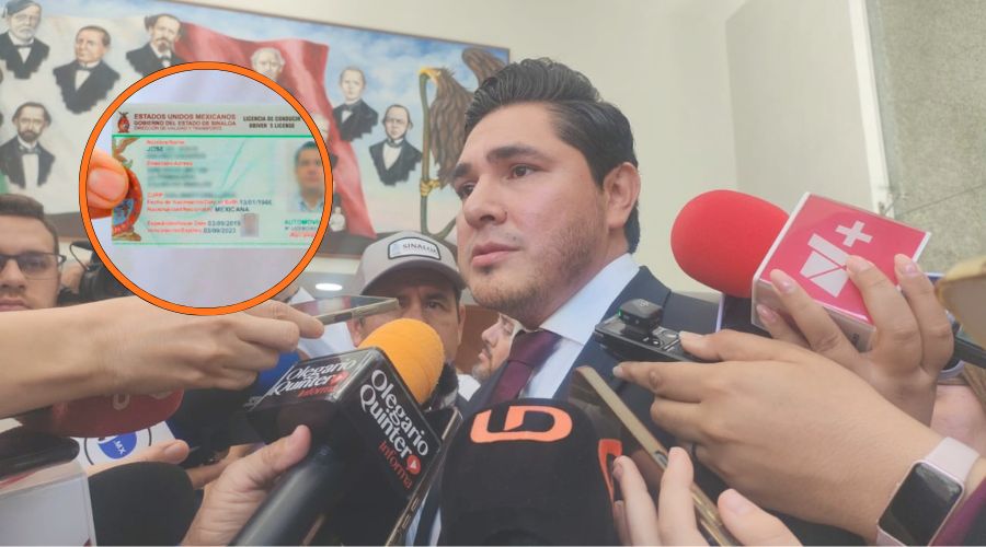 Joaquín Alberto Landeros Güicho con medios de prensa
