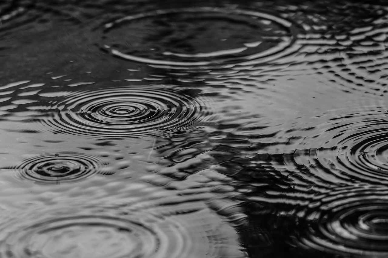 Charco de agua en el suelo