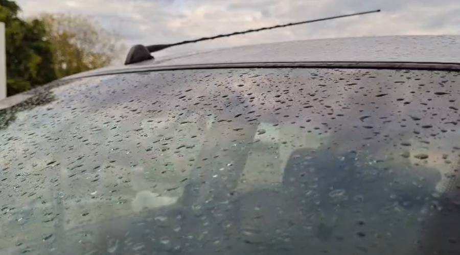 Lluvia en la ciudad de Culiacán