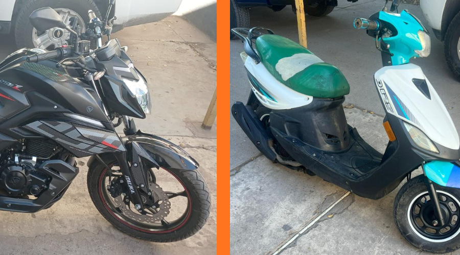 Motocicletas con reporte de robo