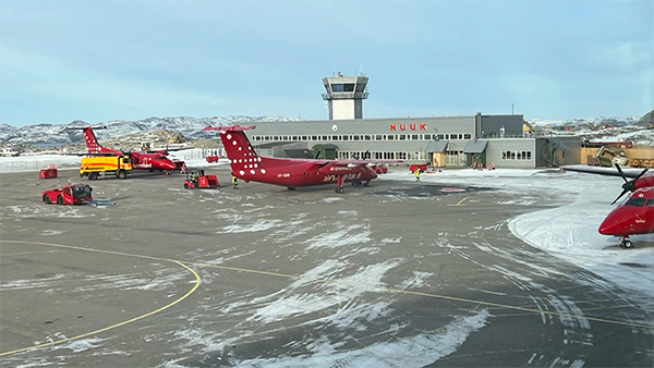 Aeropueto de Nuuk en Groenlandai