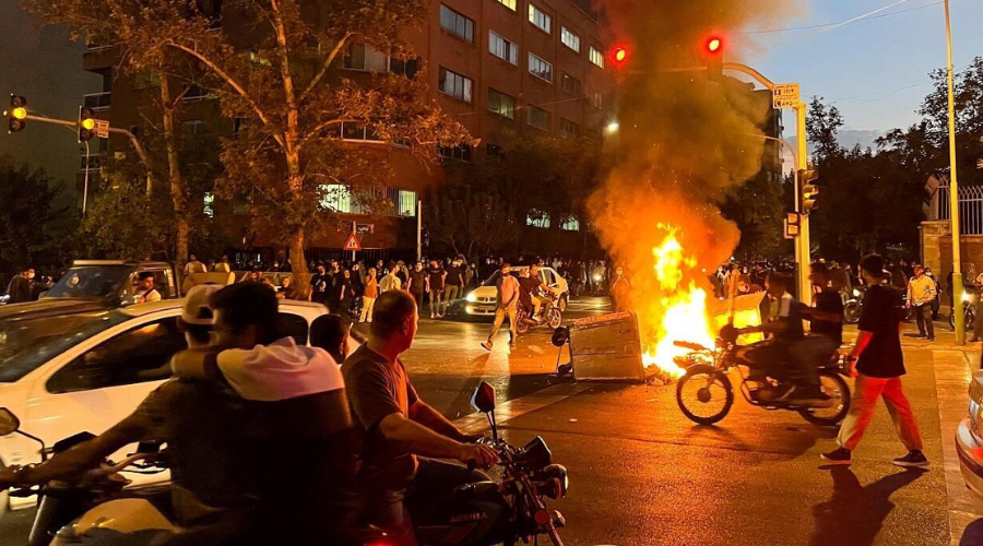 Manifestaciones masivas en Irán.
