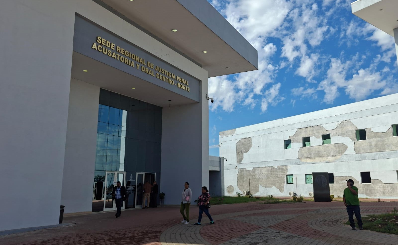 Fachada de la sede Regional de Justicia Penal y Acusatoria Zona Centro Norte