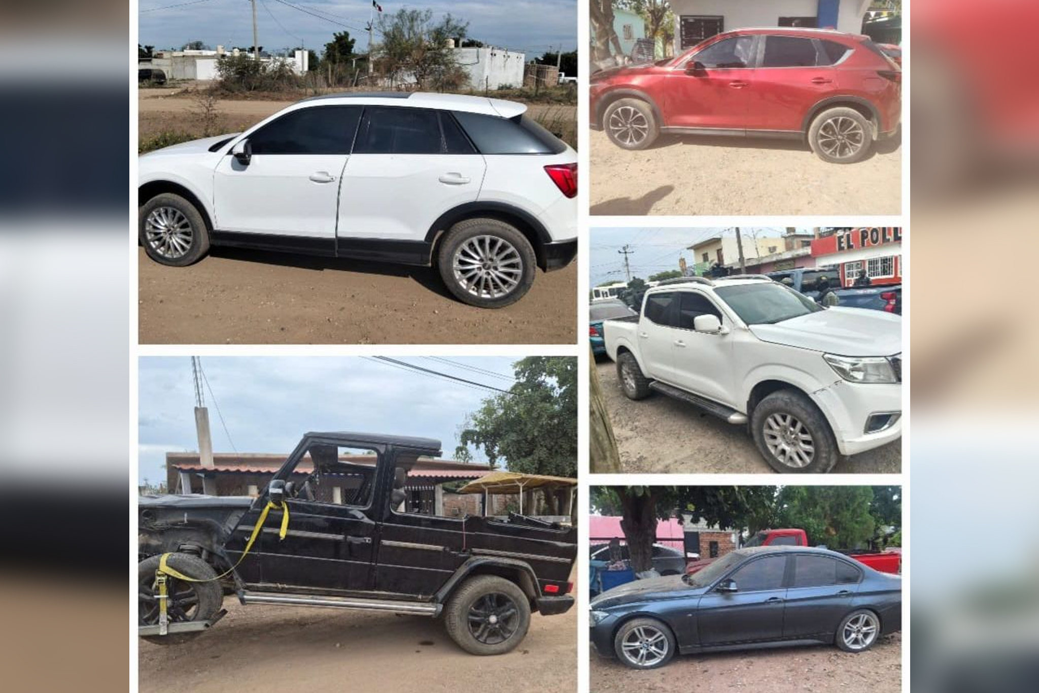 Jornada del miércoles en Sinaloa deja más de una docena de vehículos robados asegurados