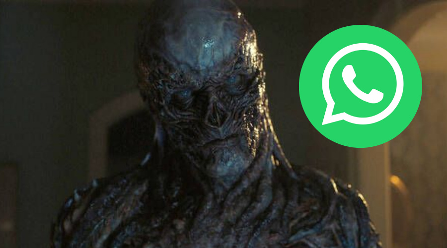 Modo Vecna en WhatsApp.