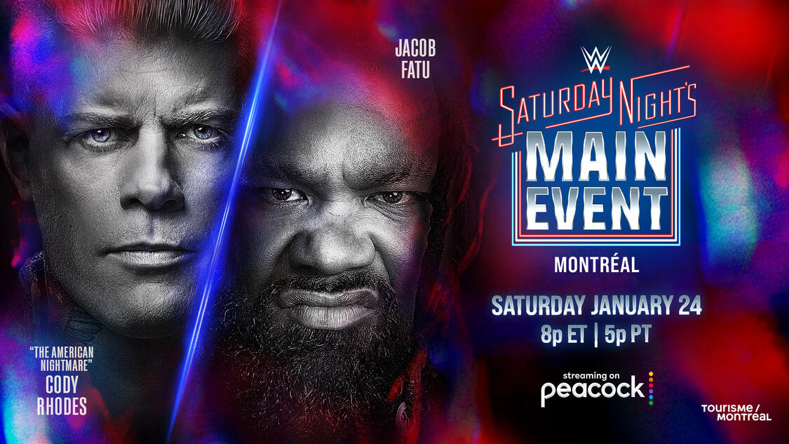 Poster oficial del evento de la WWE: Saturday Night's Main Event