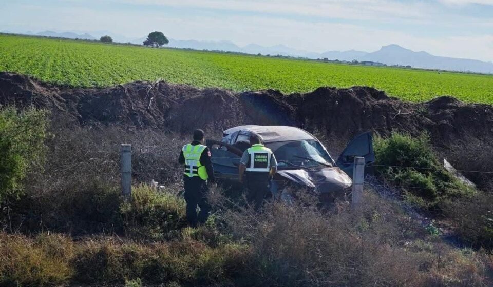 Accidente vehicular en Ahome