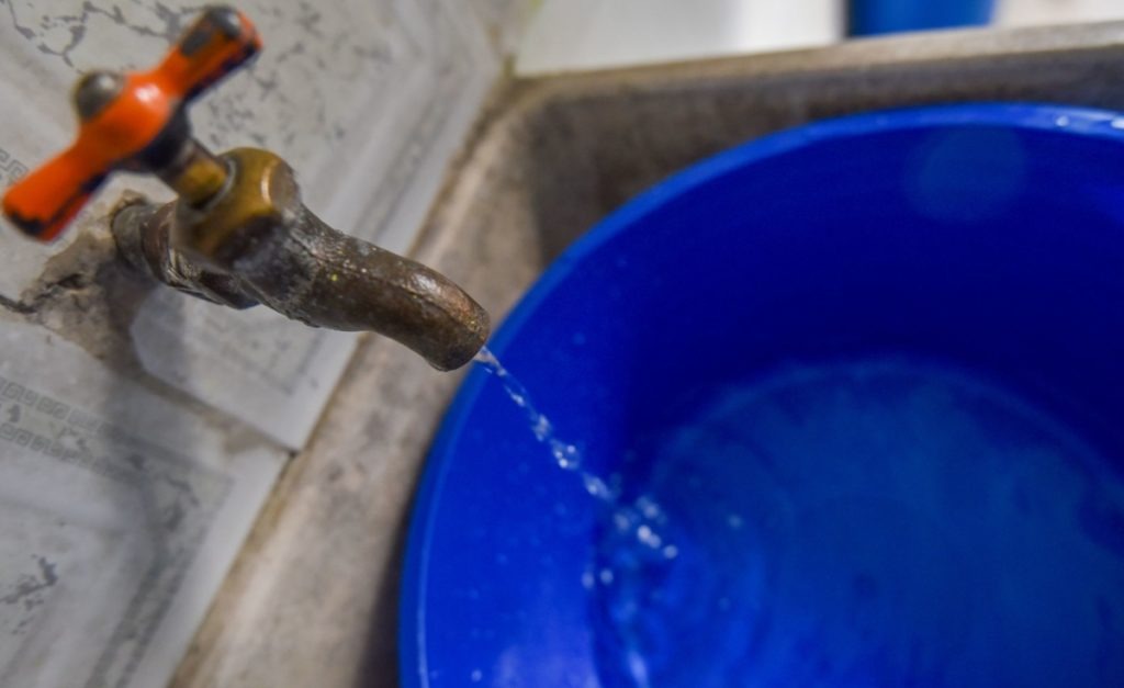 Llave de agua potable