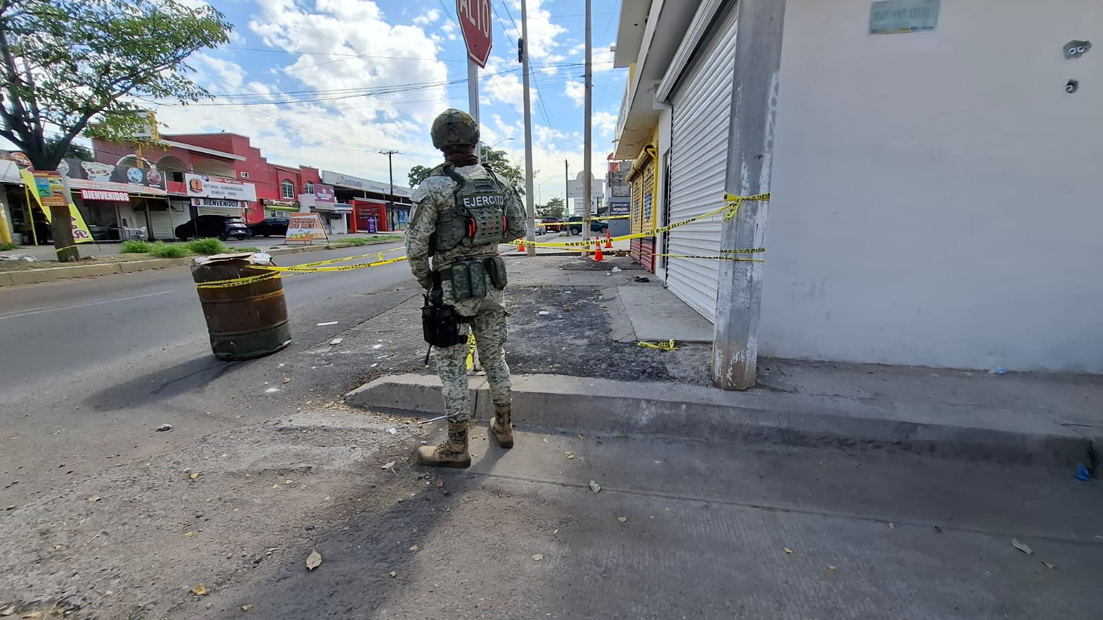Cumple 48 horas de resguardo presunta granada localizada