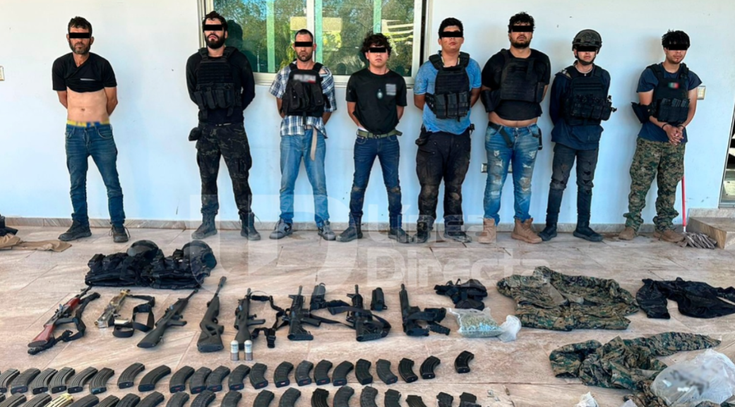 Doce detenidos, vehículos robados y un arsenal asegurados es el resultado del miércoles en Sinaloa