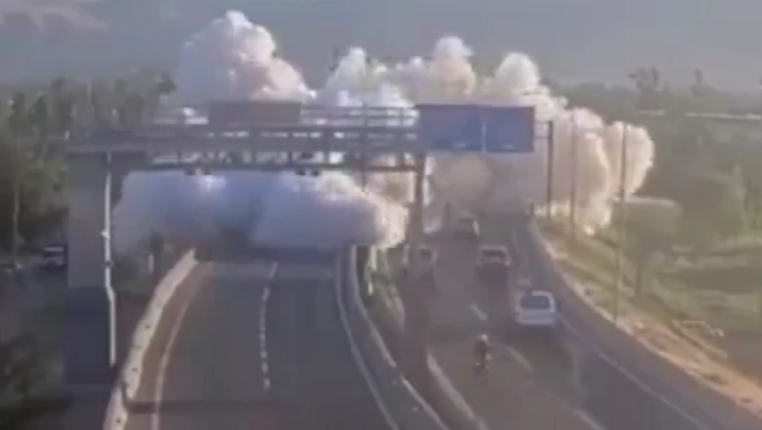 Explosión de pipa en Chile