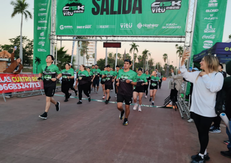 Realizan con éxito la primera edición de la Carrera C15K 2026 Grupo Vitu en Los Mochis