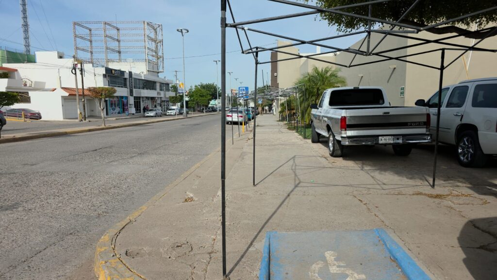 Estructuras instaladas para el Carnaval de Guamúchil.