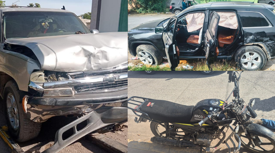 Carros impactados
