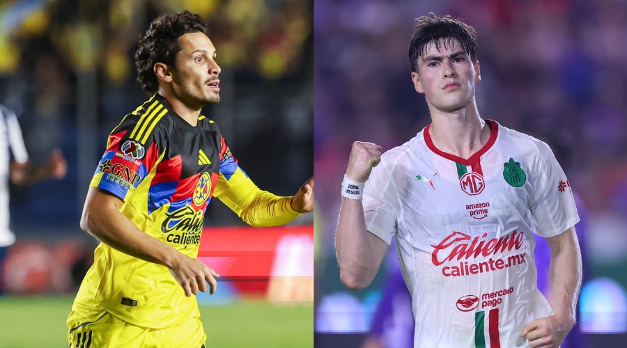 jugadores de futbol del América y las Chivas
