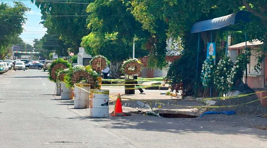Cierran circulación en Guasave tras accidente