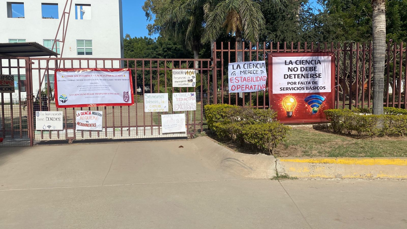 Protesta en Ciidir-IPN en Guasave